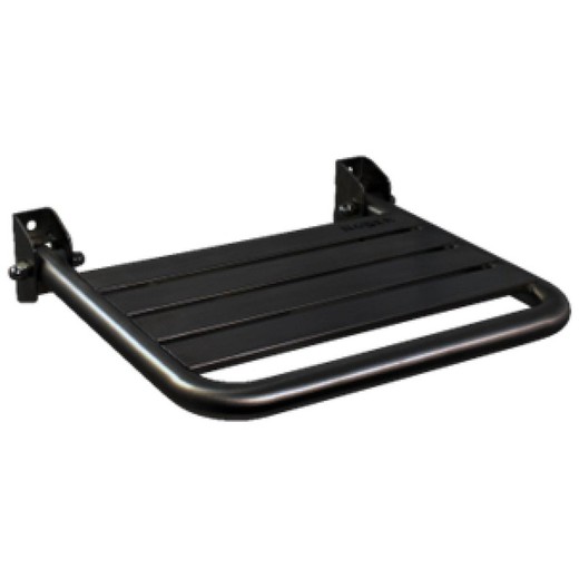 Asiento abatible pared inox. color NEGRO