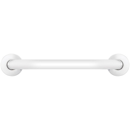 Barra fija INOX 80 cm blanco