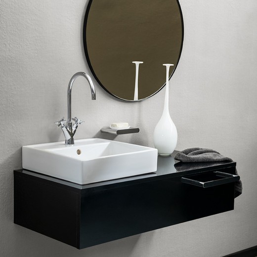 Bimando de lavabo con caño giratorio 170mm, cromo, modelo Adagio