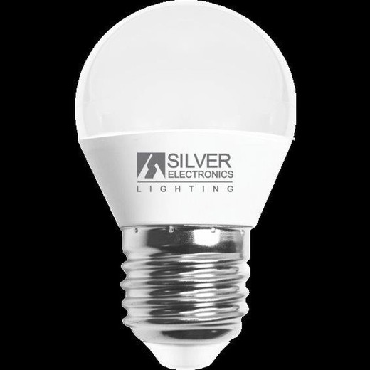 Bombilla 5w E-27 3000 k 470 lm 160º Silver estándar