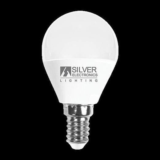 Bombilla 6w E-14 5000 k 560 lm 160º Silver estándar