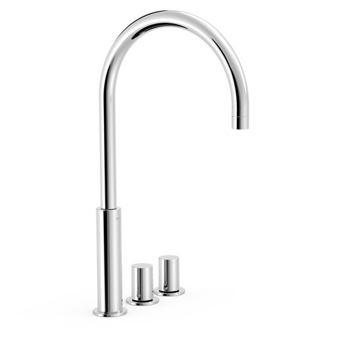 Grifo bimando alto de repisa para lavabo Study Exclusive