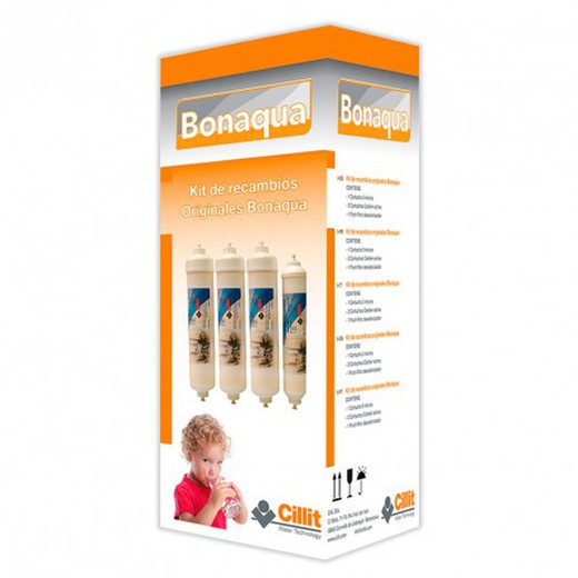 Kit filtros Bonaqua (4 unidades)