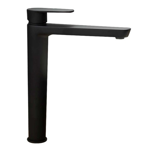 Monomando de lavabo Xl 3.5l, negro mate, modelo Alexia