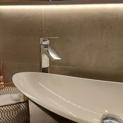 Monomando de lavabo alto XL Urban Chic cromado