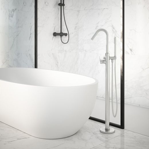 Columna de baño Urban Chic, cromado