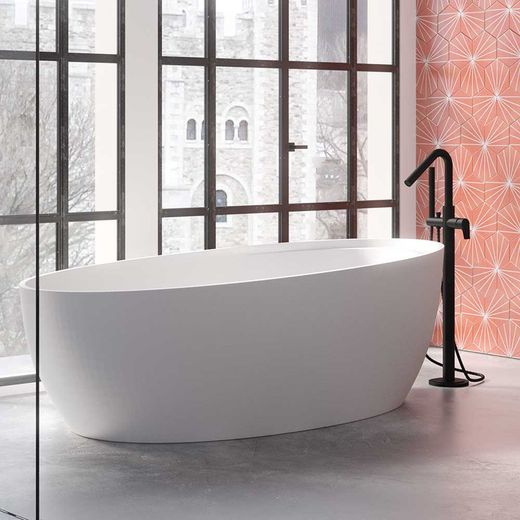 Columna de baño Urban Chic, Negro Mate