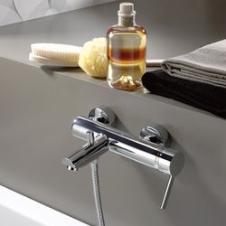 Monomando baño-ducha Drako, cromado, con equipo de ducha