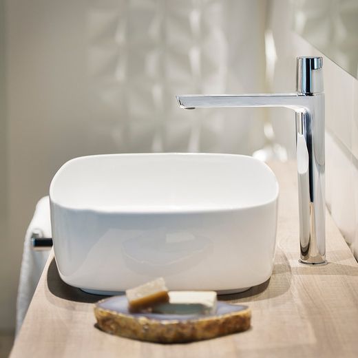 Monomando de lavabo XL Tzar, cromado