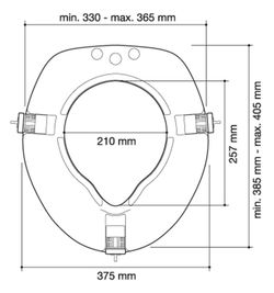 Asiento ergonómico con tapa