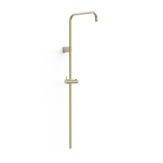 Barra de ducha larga adaptable a grifo termostático mural con conexión compatible