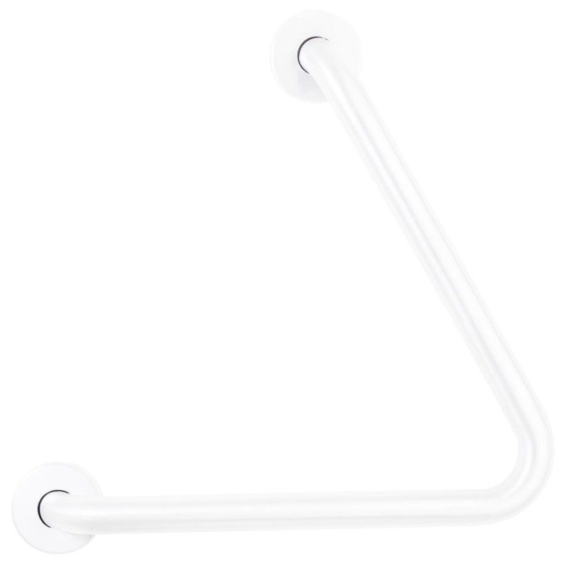 Barra fija INOX 60º inversa blanco