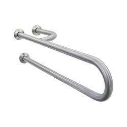 Barra fija INOX acabado brillo, tres puntos derecha