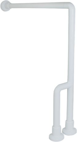 Barra fija INOX tres anclajes pared suelo IZQ
