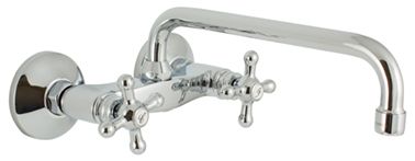 BATERIA FREGADERO 155MM. EXCENTRICAS 3/4-1/2 CIERRE CERAMICO