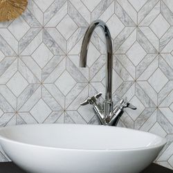 bimando de lavabo alto con caño giratorio 190mm, cromo, modelo Adagio
