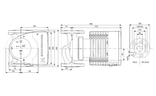 Bomba circuladora MAGNA1 65-120F 340 Grundfos