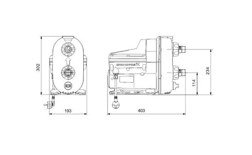 Bomba circuladora SCALA2 3-45 Grundfos