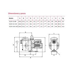 Espa - Silen I 50 12m 230 50 014692/STD - Bomba centrífuga monoetapa