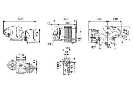 Bomba Magna3 40-80 F 220 1X230V PN6/10