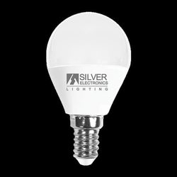 Bombilla 6w E-14 5000 k 560 lm 160º Silver estándar