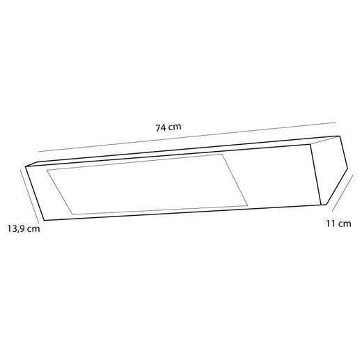 Calentador de pared por infrarrojos IR-A Low Glare