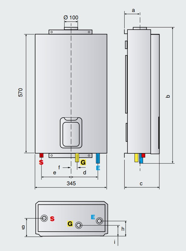 Calentador estanco de 12 litros Turbomag Pro 125/1 gas Butano Vaillant —  Suministros online SUMICK, S.L.