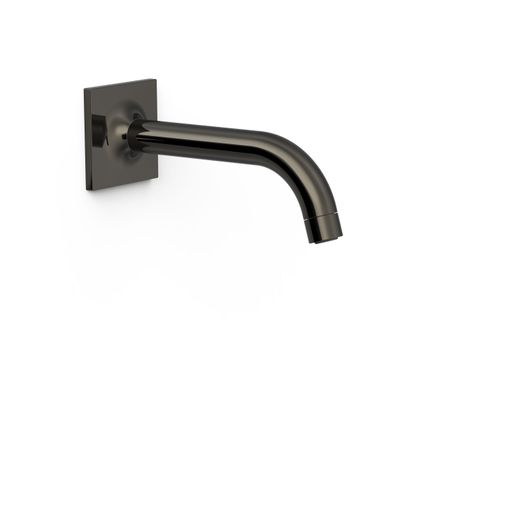 Caño fijo de pared con toma de agua a pared regulable en profundidad