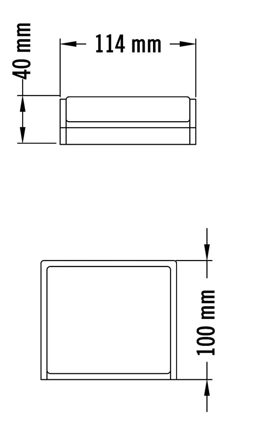 Cenicero de pared para exterior