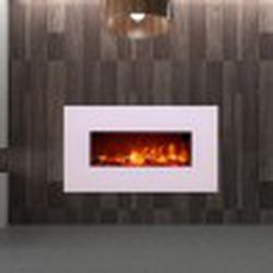 Chimenea eléctrica de pared Montblanc