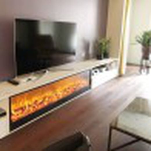 Chimenea eléctrica empotrada Amiata