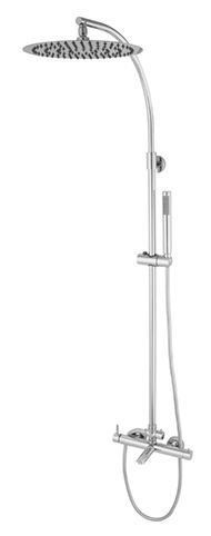 COLUMNA BAÑERA MONOMANDO TUBO AJUSTABLE CARTUCHO CERAMICO