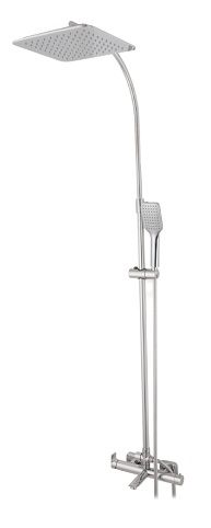 COLUMNA BAÑERA TUBO AJUSTABLE MONOMANDO