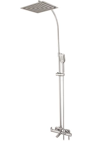 COLUMNA BAÑERA TUBO AJUSTABLE MONOMANDO