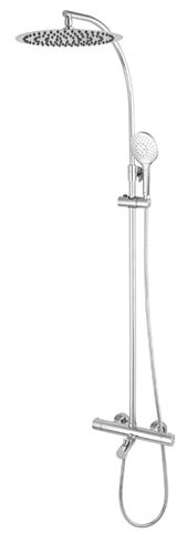 COLUMNA BAÑERA TUBO AJUSTABLE TERMOSTATICA