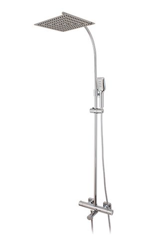 COLUMNA BAÑERA TUBO AJUSTABLE TERMOSTATICA