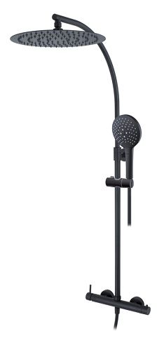 COLUMNA EXTENSIBLE MONOMANDO TUBO REDONDO CERAMICO