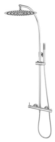 COLUMNA EXTENSIBLE MONOMANDO TUBO REDONDO CERAMICO