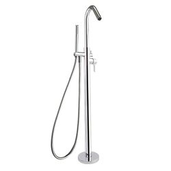 Columna monomando para bañera con equipo de ducha, cromado, modelo Adagio