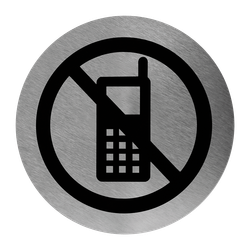 Señaletica de prohibido utilizar el móvil