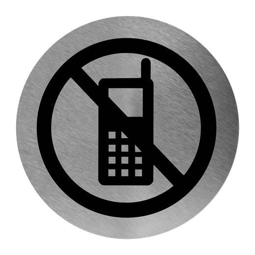 Señaletica de prohibido utilizar el móvil