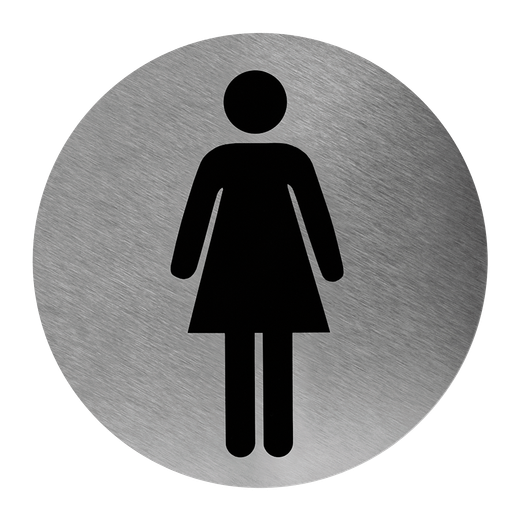 Señaletica de baño para mujeres