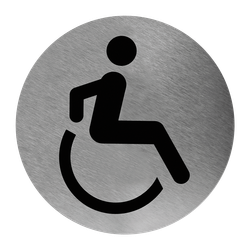 Señaletica de baño adaptado