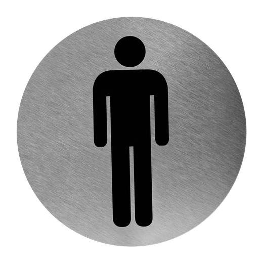 Señaletica de baño para hombres