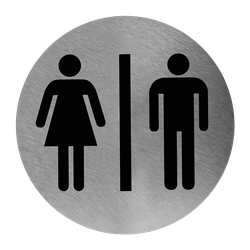Señalética de baño mixto