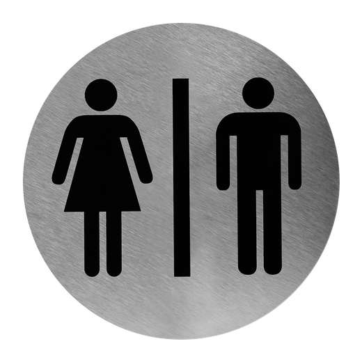 Señalética de baño mixto