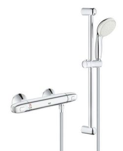Conjunto de ducha 1/2“ grohtherm 1000 cosmopolitan m con termostato cromo