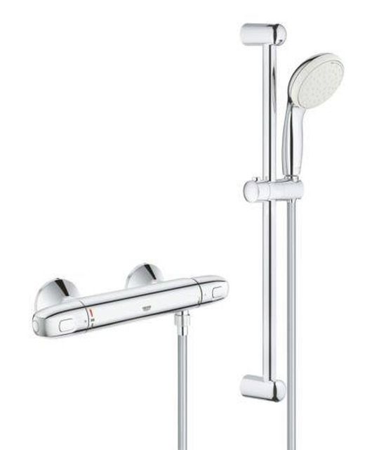 Conjunto de ducha 1/2“ grohtherm 1000 cosmopolitan m con termostato cromo