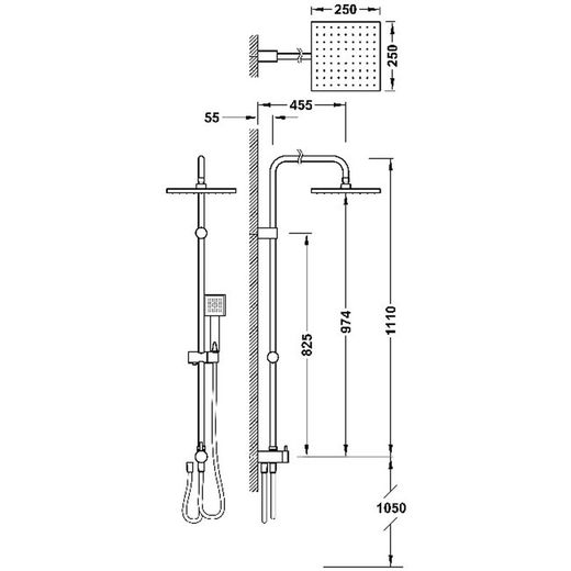 Conjunto de ducha adaptable a cualquier grifo