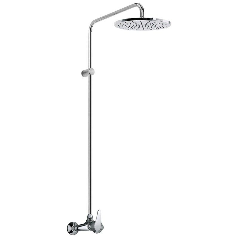 Conjunto de grifo monomando mural de 1 vía para jardín o piscina Colectividades